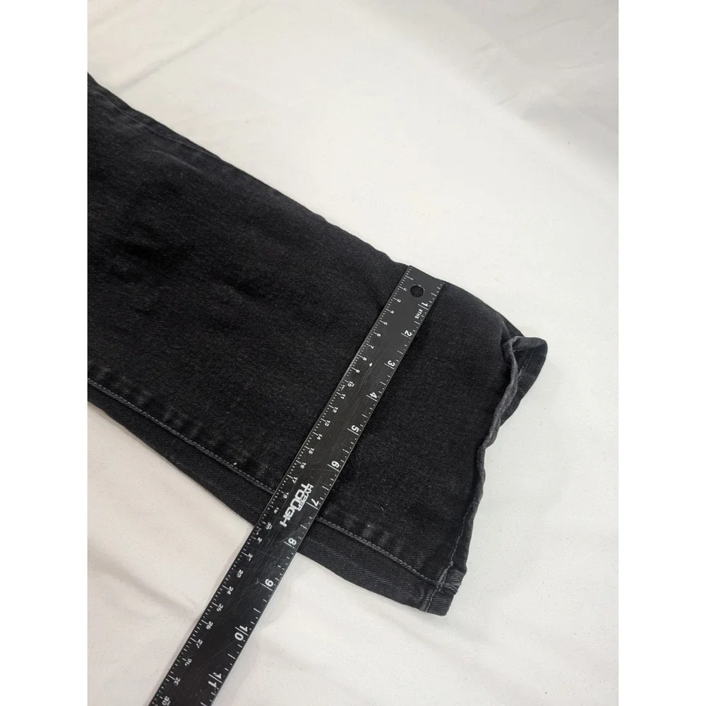 True Religion Ricky Relaxed Straight Jeans Men's Black Size 32x29 Stretch